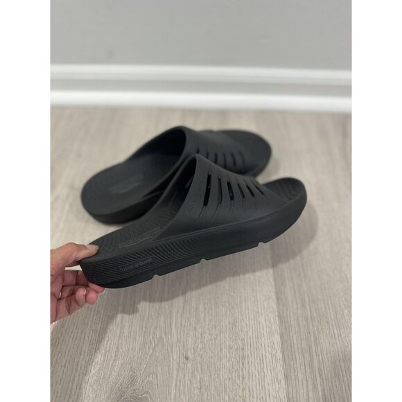 Skechers Sandals Womens Size 9 Black GO Recover Archfit Recovery Slides Comfort - Picture 4 of 10